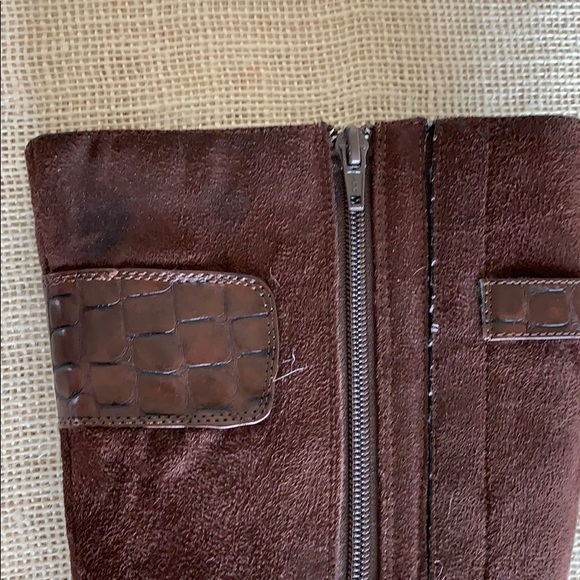 SOLD Pierre Dumas chocolate brown Boots Sz 8 - Picture 8 of 8